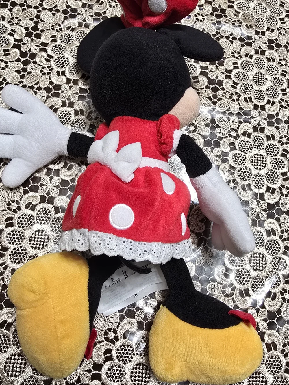 Disney Minnie Mouse Plush Toy in Red, White, Black, Yellow